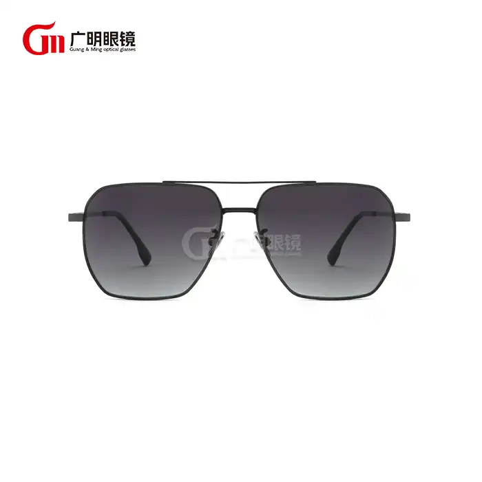 hexagonal mirrored sunglasses